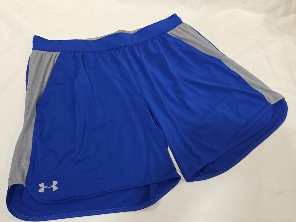 Under Armour Athletic Shorts Men's Large LG L Drawstring 7" Inseam Excellent B8